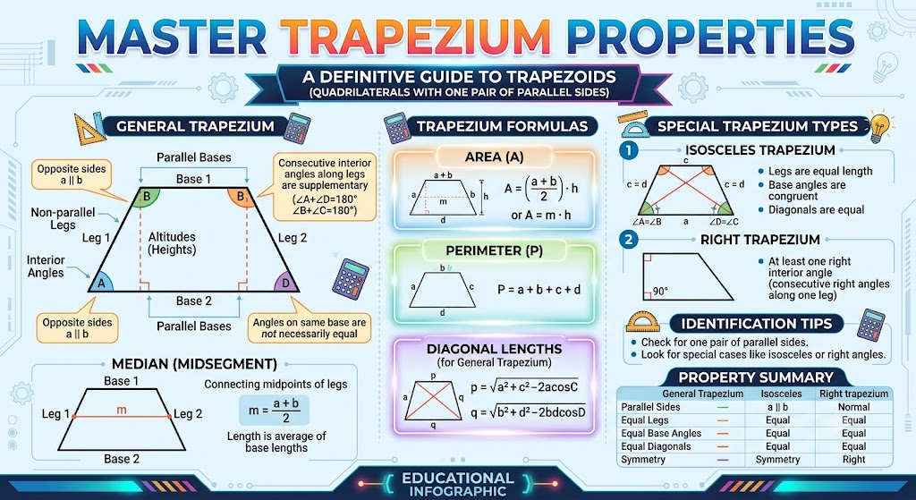 Master Trapezium Properties