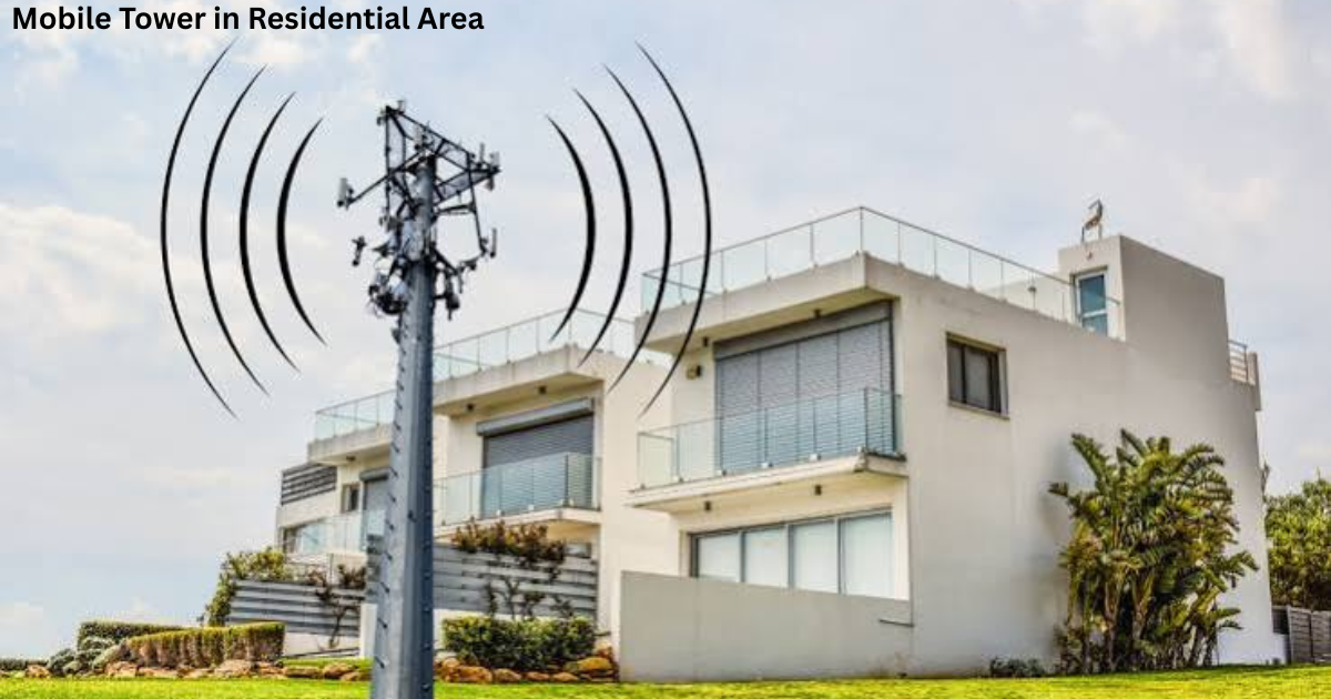 Mobile Tower in Residential Area