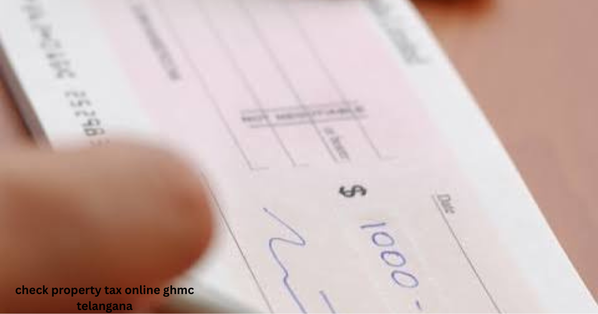 check property tax online ghmc telangana