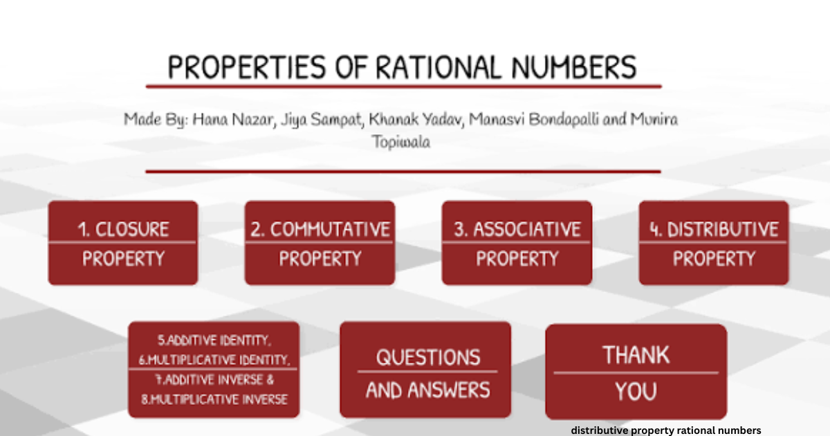 distributive property rational numbers