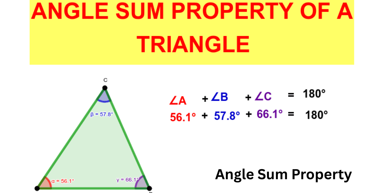 Angle Sum Property