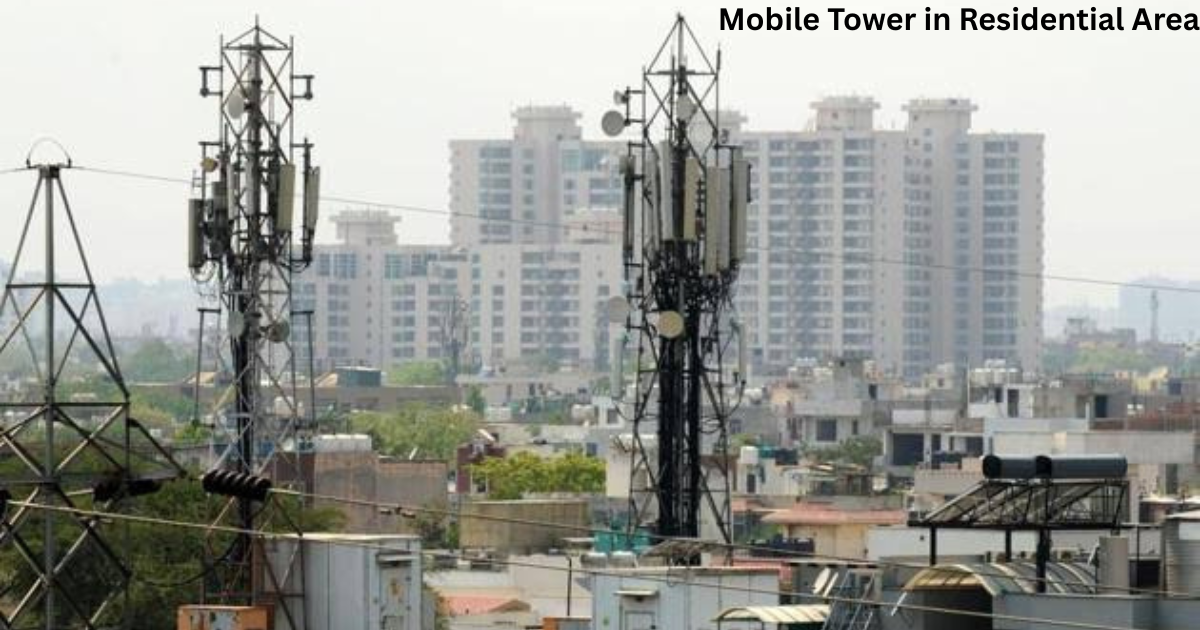 Mobile Tower in Residential Area