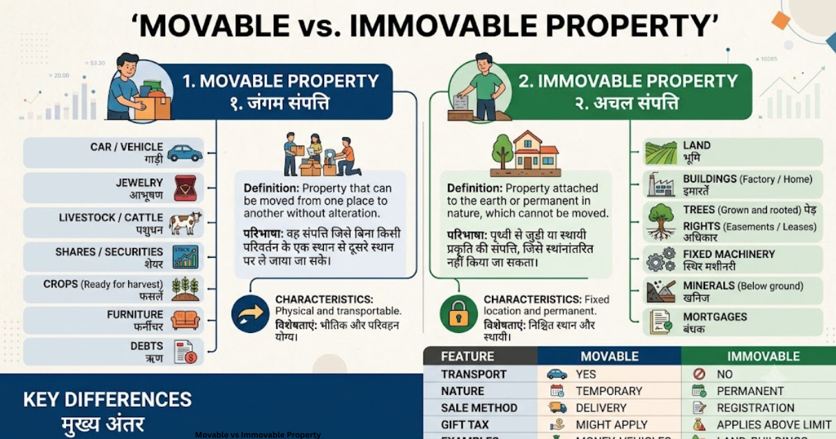 Movable vs Immovable Property
