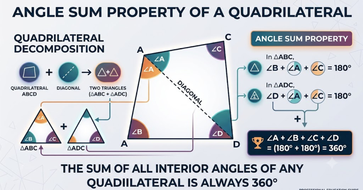 angle sum property of quadrilateral