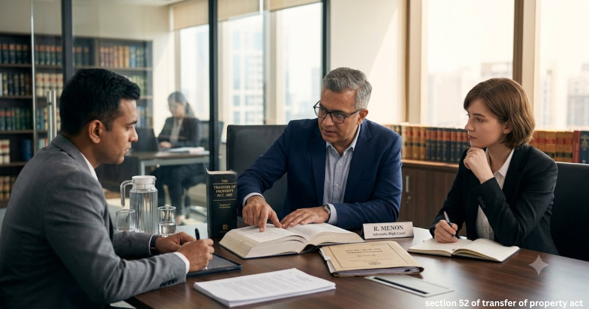 section 52 of transfer of property act